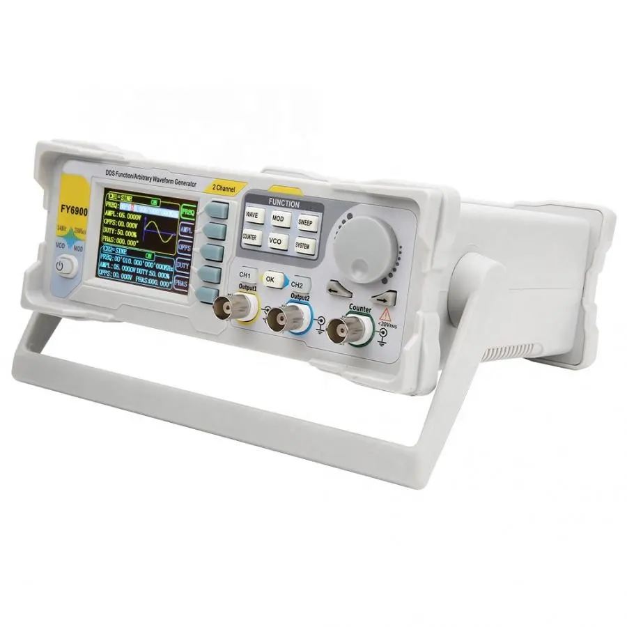 FY6900 Dual Channel DDS Functi - огляд і ціна Dual Channel Arbitrary Waveform Function Generator 60Mhz