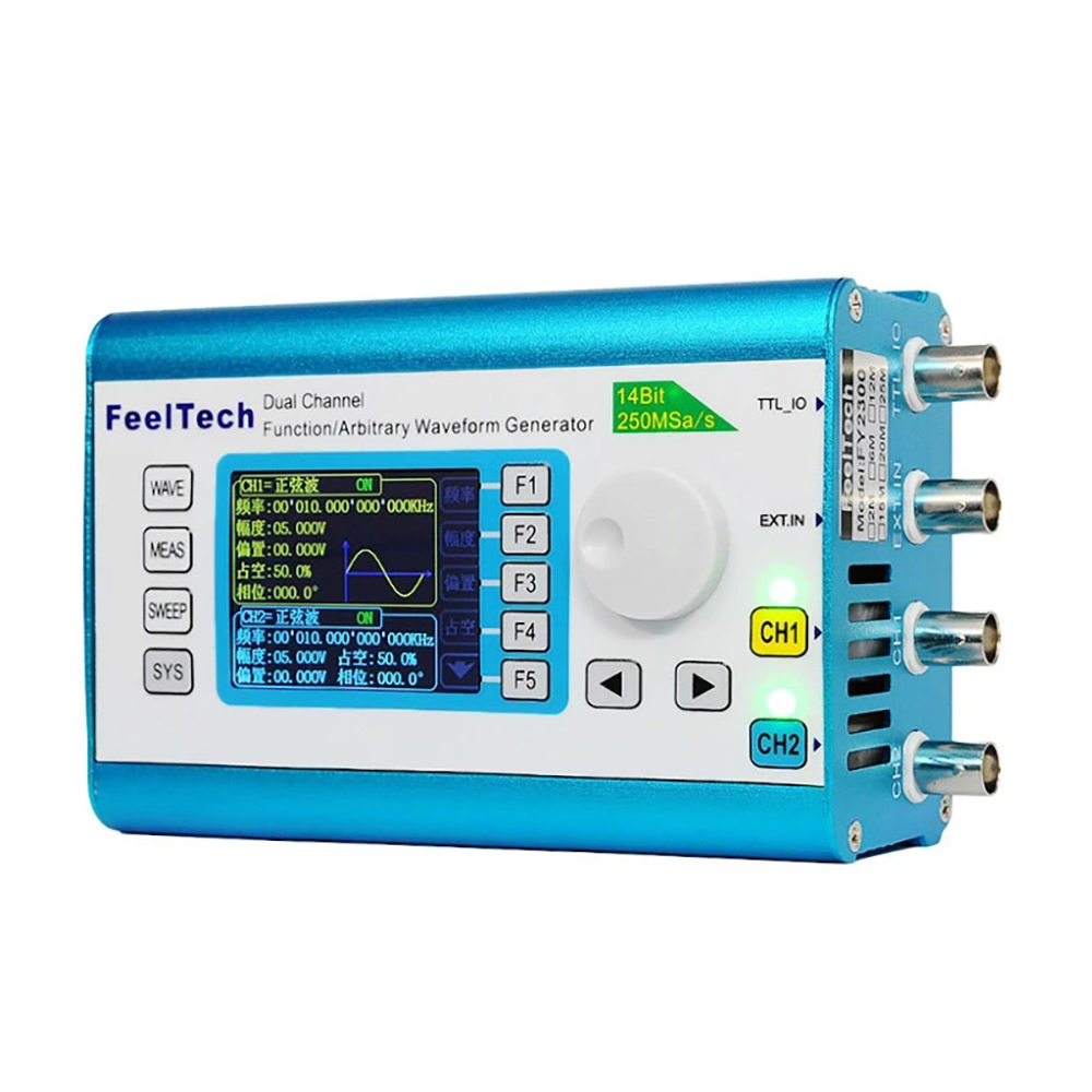 FY2300H Series DDS Function Ar - огляд і ціна Dual Channel Arbitrary Waveform Function Generator 60Mhz