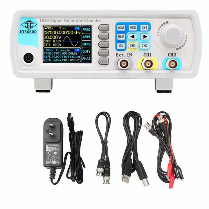 YAO JDS6600 15/30/40/50/60MHz  - огляд і ціна Dual Channel Arbitrary Waveform Function Generator 60Mhz