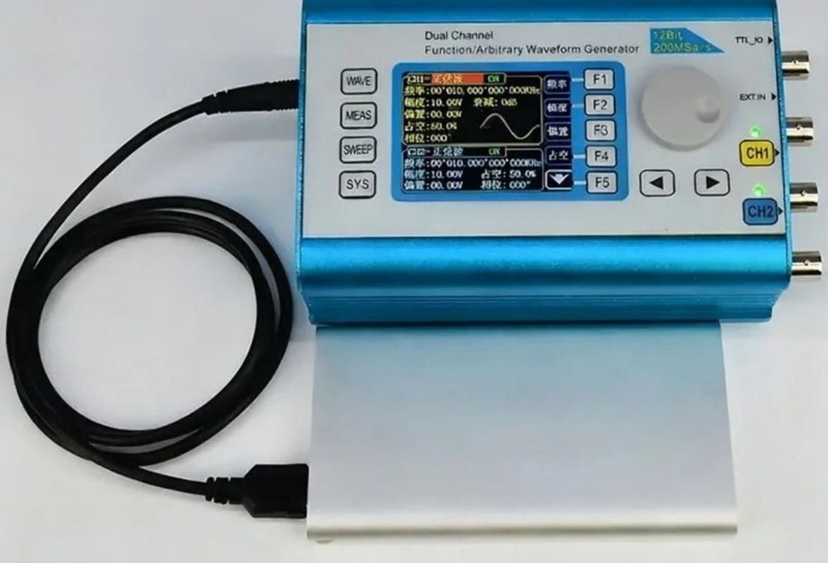 For Dual‑Channel DDS Function  - огляд і ціна Dual Channel Arbitrary Waveform Function Generator 60Mhz